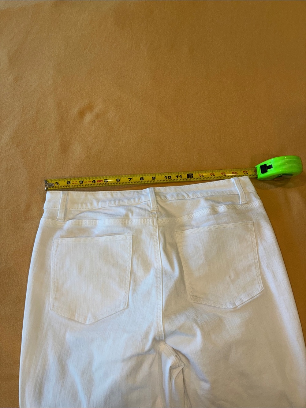 Talbots Women's High Waist Straight Leg Jeans White - Picture 6 of 12